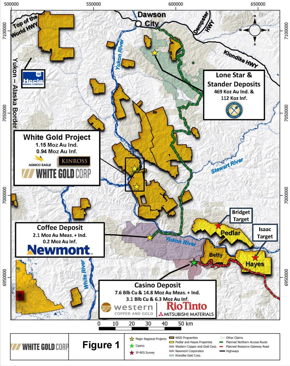 Figure 1 - Pedlar-Hayes Location Map