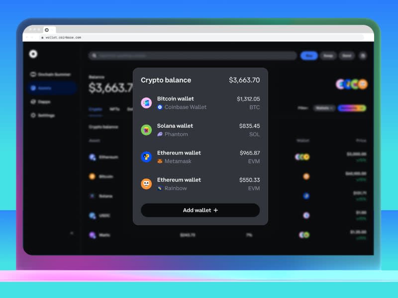 Coinbase Wallet web app (Coinbase)