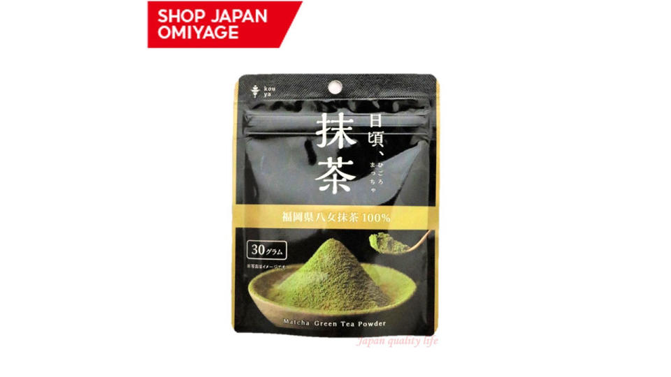 Japanese Matcha Green tea powder 30g With milk etc.. [Direct from Japan] [Made in Japan]. (Photo: Shopee SG)