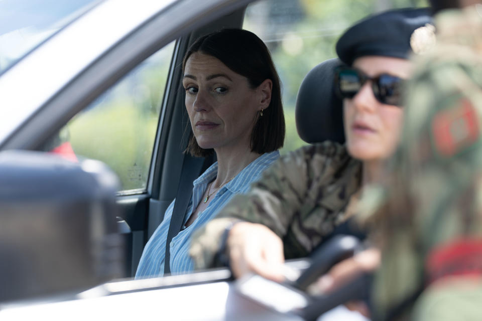 Amy Silva (Suranne Jones), Eliza Russell (Romola Garai) in Vigil S2. (BBC)