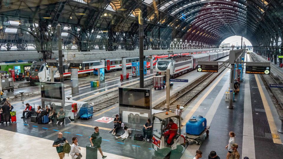 The train will depart from Milano Centrale station. - Francesca Volpi/Bloomberg/Getty Images