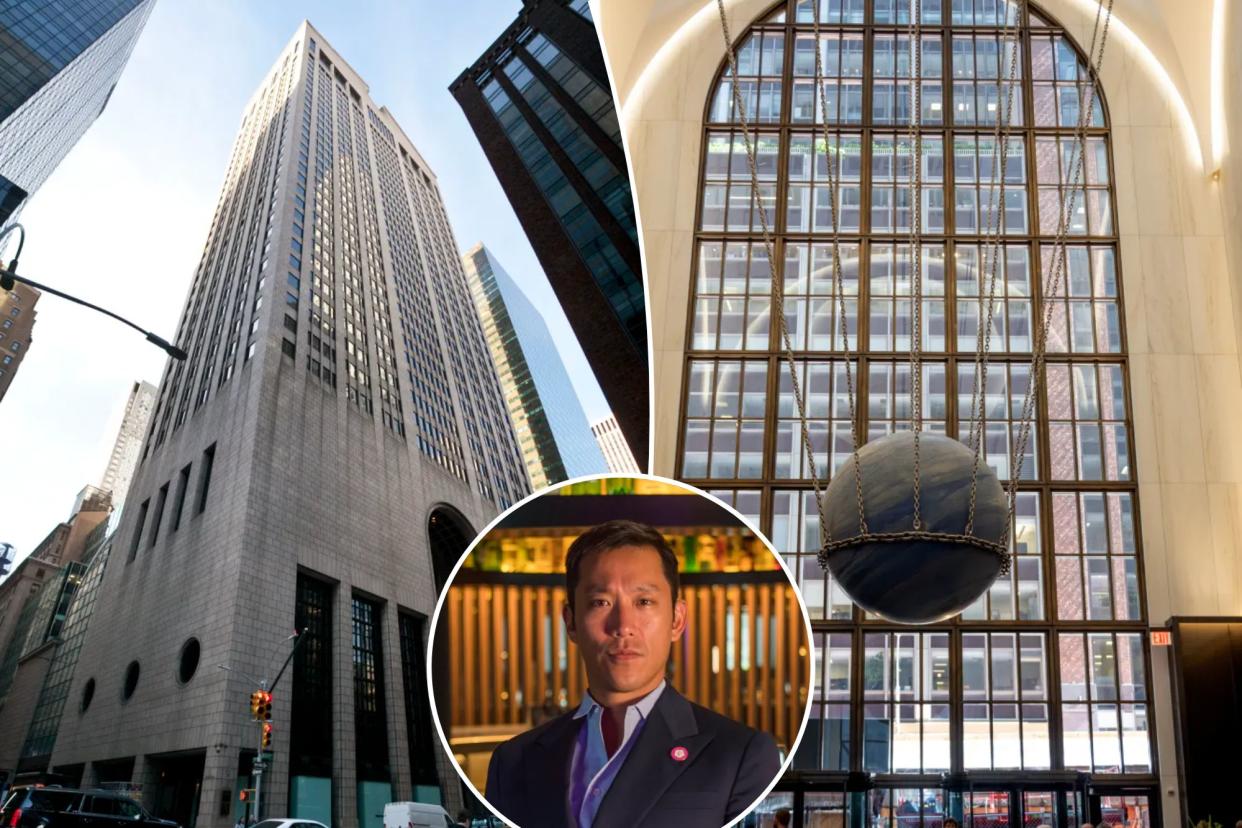 550 Madison Ave. building and Simon Kim