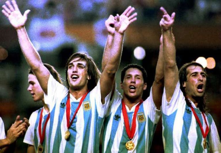 ¡Campeones! Redondo, Batistuta, Simeone y Leo Rodríguez