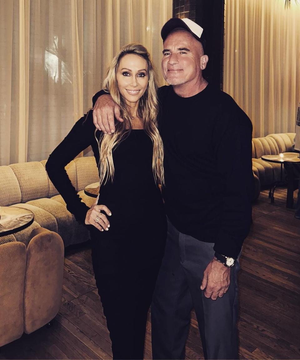 Tish Cyrus and Dominic Purcell