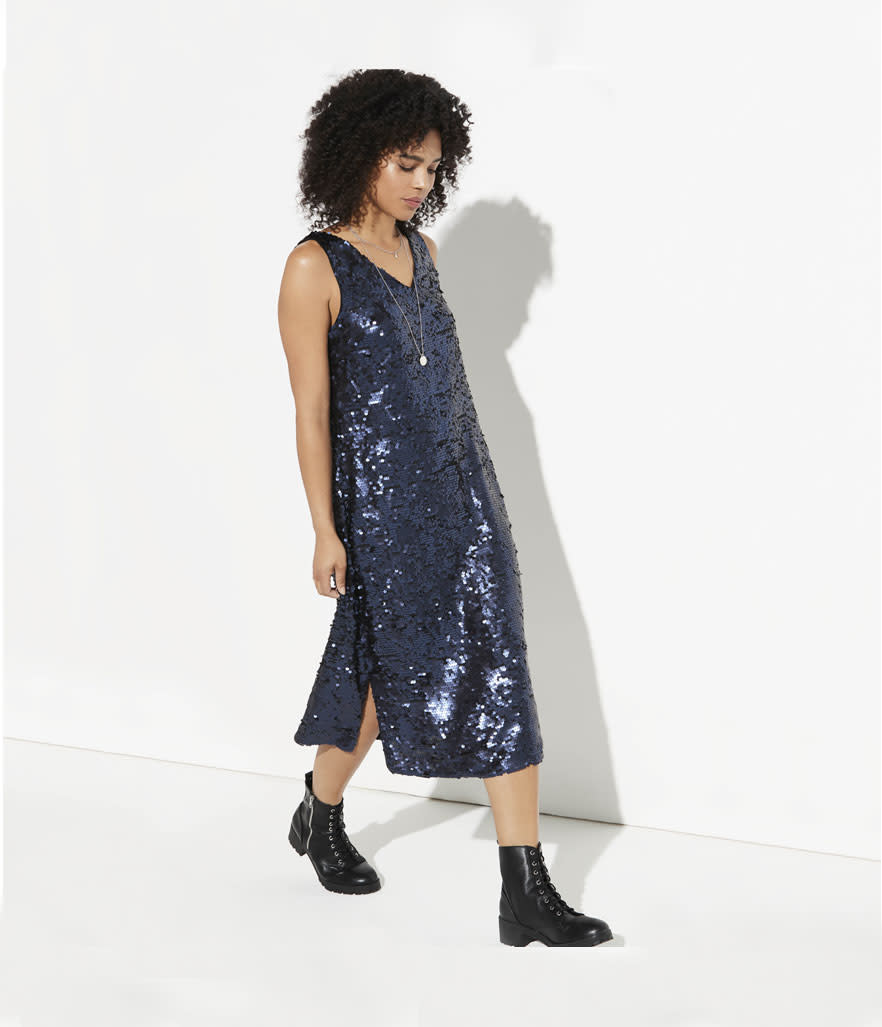 <p>Sequin Midi Dress, $51, <a rel="nofollow noopener" href="https://www.kohls.com/product/prd-3074781/klab-sequin-midi-dress.jsp?prdPV=1" target="_blank" data-ylk="slk:kohls.com;elm:context_link;itc:0;sec:content-canvas" class="link ">kohls.com</a> </p>