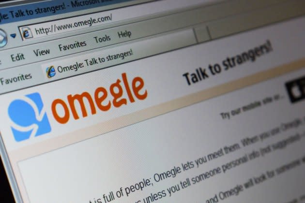 omegle shuts down omegle shuts down.jpg - Credit: Alamy Stock Photo