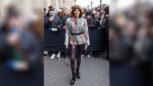 PHOTO: Lisa Rinna attends the Vivienne Westwood Womenswear Fall Winter 2023-2024 show as part of Paris Fashion, March 4, 2023, in Paris. (Arnold Jerocki/Getty Images)