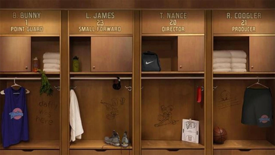 The photo LeBron James uploaded to social media to announce a Space Jame 2 remake. Pic: LeBron James