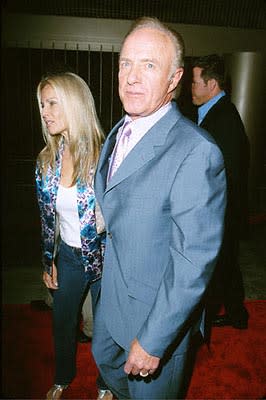 James Caan with his wife at the Egyptian Theater premiere of Artisan's The Way of the Gun