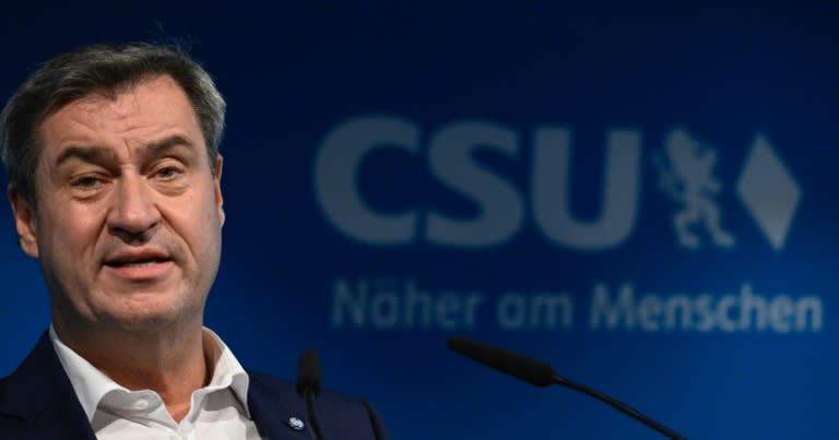 Nach dem Debakel für die Ampelparteien bei der Europawahl hat CSU-Chef Markus Söder möglichst rasche Neuwahlen gefordert. "Die Ampel hat keinerlei Rückhalt mehr in der Bevölkerung", erklärte Söder nach der Europawahl. Er will einen "Neustart". (Tobias SCHWARZ)