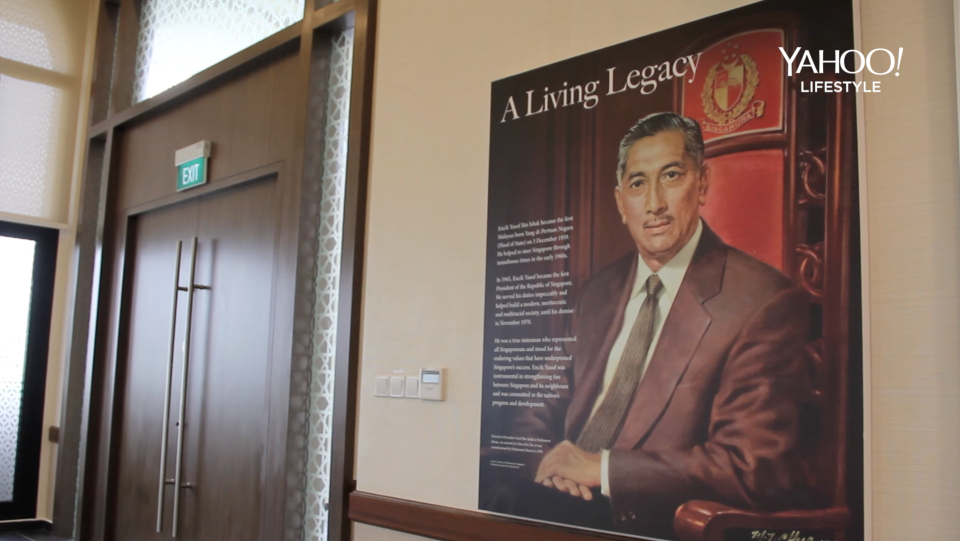 A heritage site dedicated to the late president Yusof Ishak.