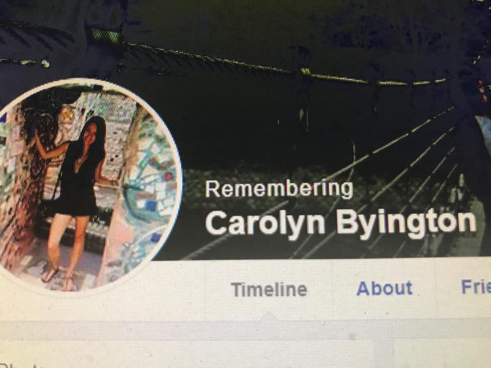 A Facebook page was created to remember murder victim Carolyn Byington of Plainsboro.