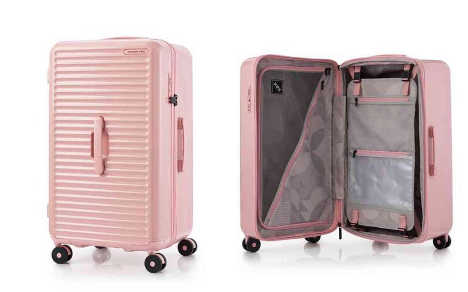 Samsonite Red TOIIS BLOSSOM 27吋 可擴充方形箱 NT$11,000 圖片來源：Samsonite