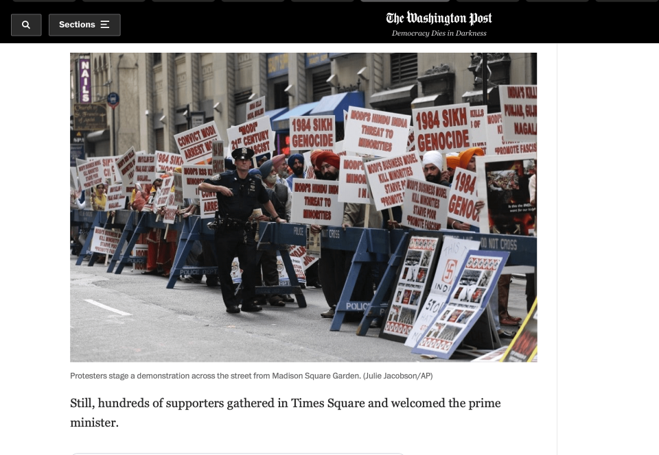 <div class="paragraphs"><p>People protested across the street from Madison Square Garden.</p></div>