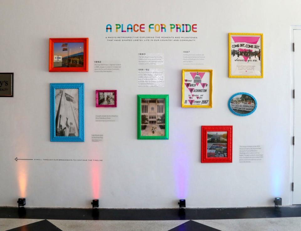 "A Place for Pride" is a self-guided photo retrospective exploring the moments and milestones that have shaped LGBTQ+ life in the country and community. The exhibit will be on view at The Royal Poinciana Plaza through July 15.