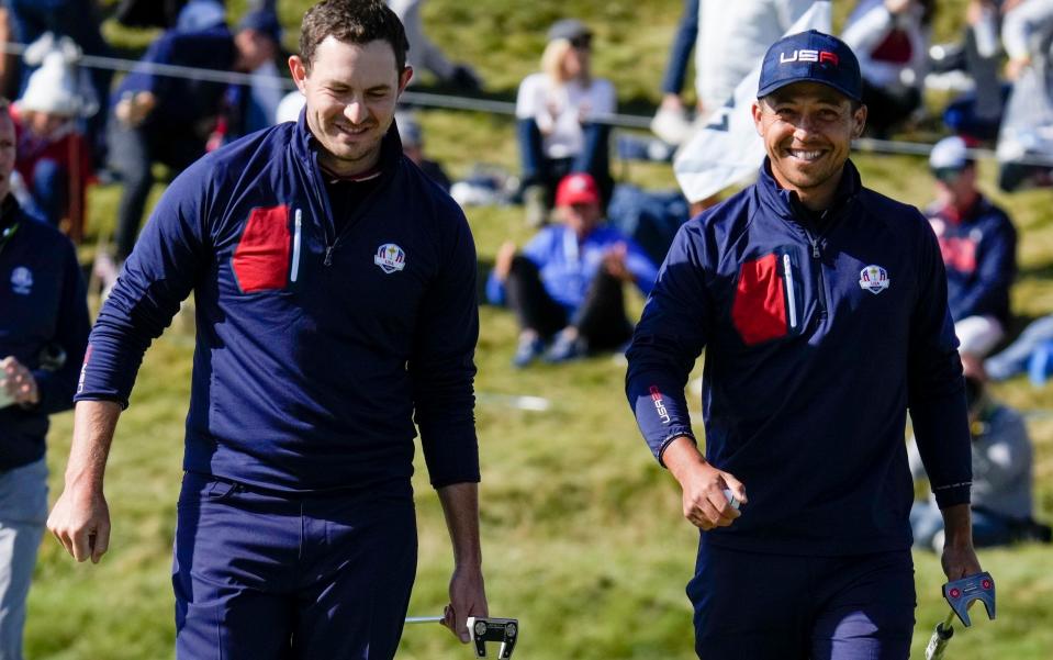 Patrick Cantlay and Xander Schauffele's chemistry has been apparent from the first morning - AP