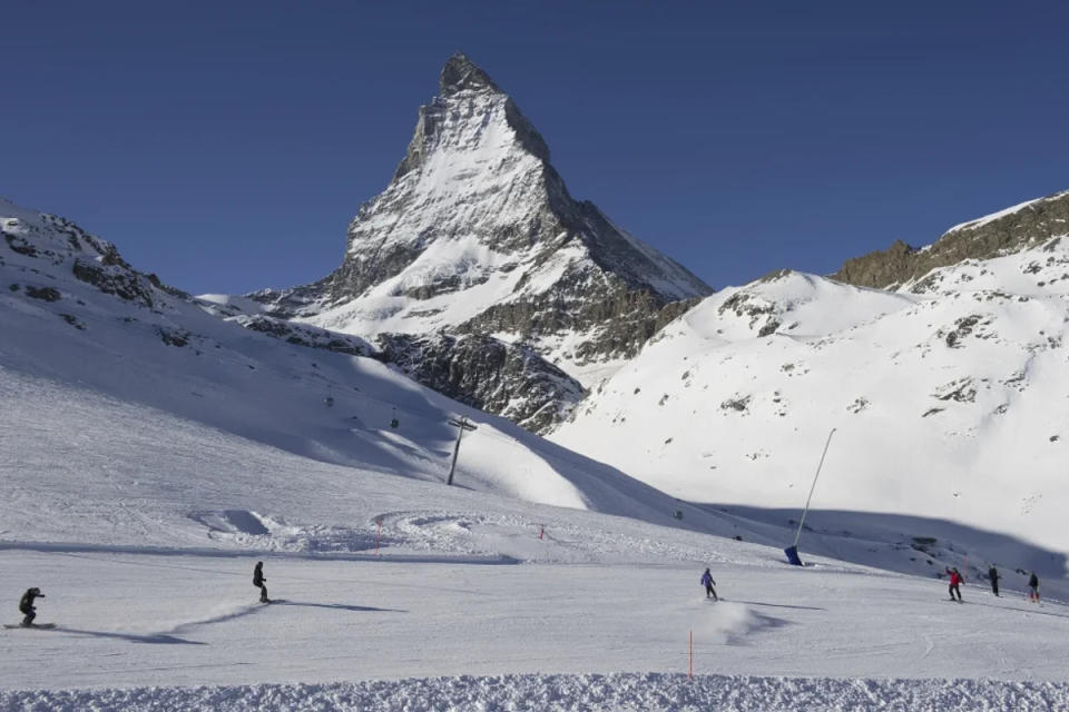 Alex Beiga was declared dead near the Swiss resort of Zermatt (AP)