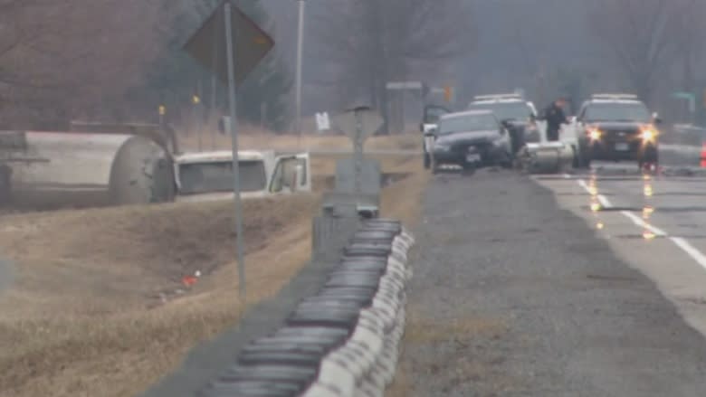 Police ID man killed in crash with milk tanker south of Ottawa