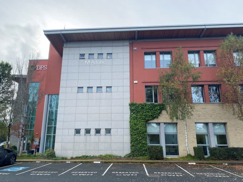 General view of the Adobe Inc. office at Citywest Business Campus, Saggart