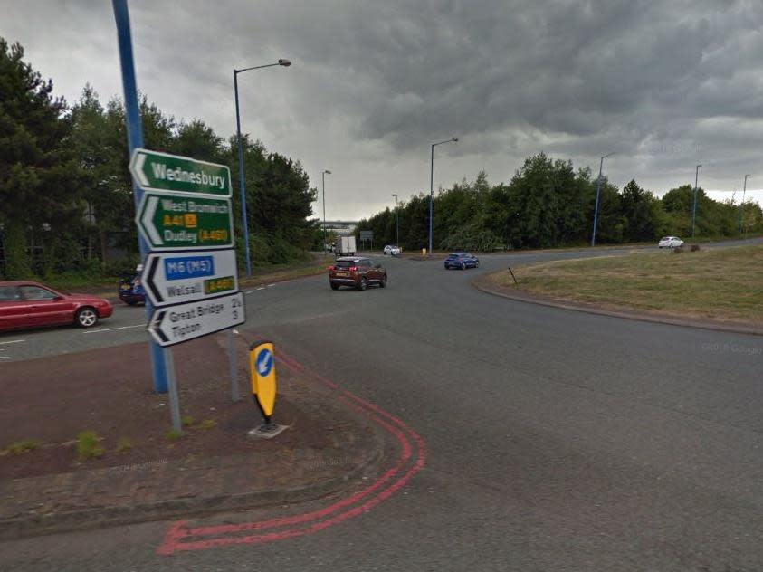 Police launched an investigation into the crash near the Patent Shaft roundabout on the A41: Google