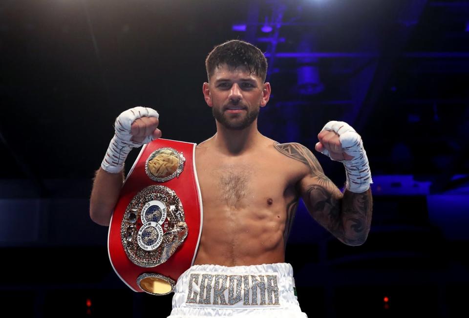 Joe Cordina (pictured) claimed the IBF super featherweight title on Saturday night (PA)
