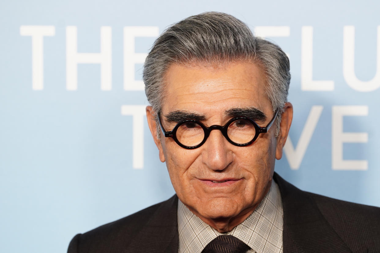 Eugene Levy is glad he's more famous for Schitt's Creek than American Pie these days. (Photo: Ian West/PA Images via Getty Images)