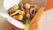 <p>Take your leftover Halloween candy and turn it into a trail mix <a href="https://www.thedailymeal.com/eat/oldest-snack-foods?referrer=yahoo&category=beauty_food&include_utm=1&utm_medium=referral&utm_source=yahoo&utm_campaign=feed" rel="nofollow noopener" target="_blank" data-ylk="slk:snack;elm:context_link;itc:0;sec:content-canvas" class="link ">snack</a>. This recipe combines dried fruits, pretzels, candy corn, gummy worms and more.</p> <p><a href="https://www.thedailymeal.com/recipe/halloween-gorp-recipe?referrer=yahoo&category=beauty_food&include_utm=1&utm_medium=referral&utm_source=yahoo&utm_campaign=feed" rel="nofollow noopener" target="_blank" data-ylk="slk:For the Halloween Gorp recipe, click here.;elm:context_link;itc:0;sec:content-canvas" class="link ">For the Halloween Gorp recipe, click here.</a></p>