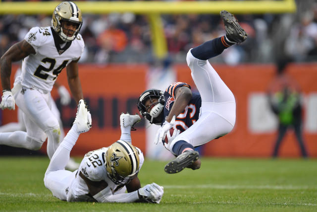 August 2nd, 2018: Bears #29 Tarik Cohen during the Chicago Bears vs  Baltimore Ravens at Tom Benson Hall of Fame Stadium in Canton, Ohio. Jason  Pohuski/CSM Stock Photo - Alamy