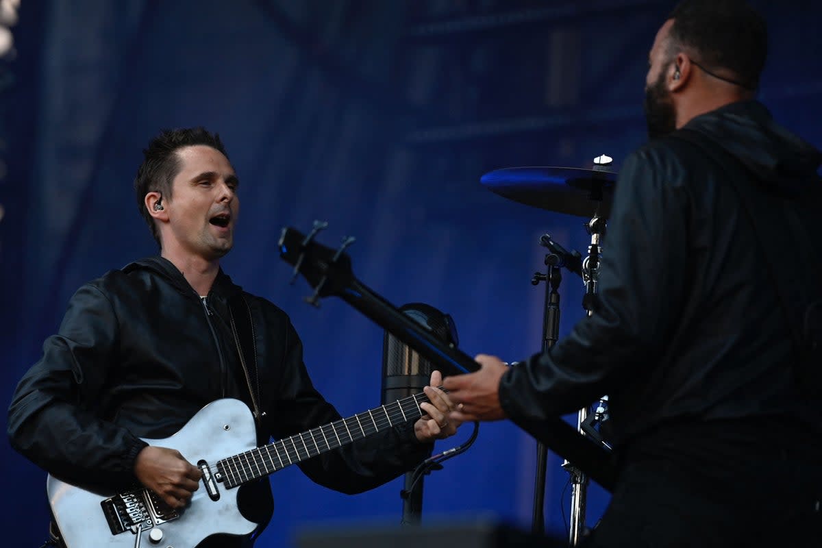 Rock band Muse will play four UK shows in 2023 as part of their Will Of The People tour (JEAN-CHRISTOPHE VERHAEGEN/AFP via Getty Images)