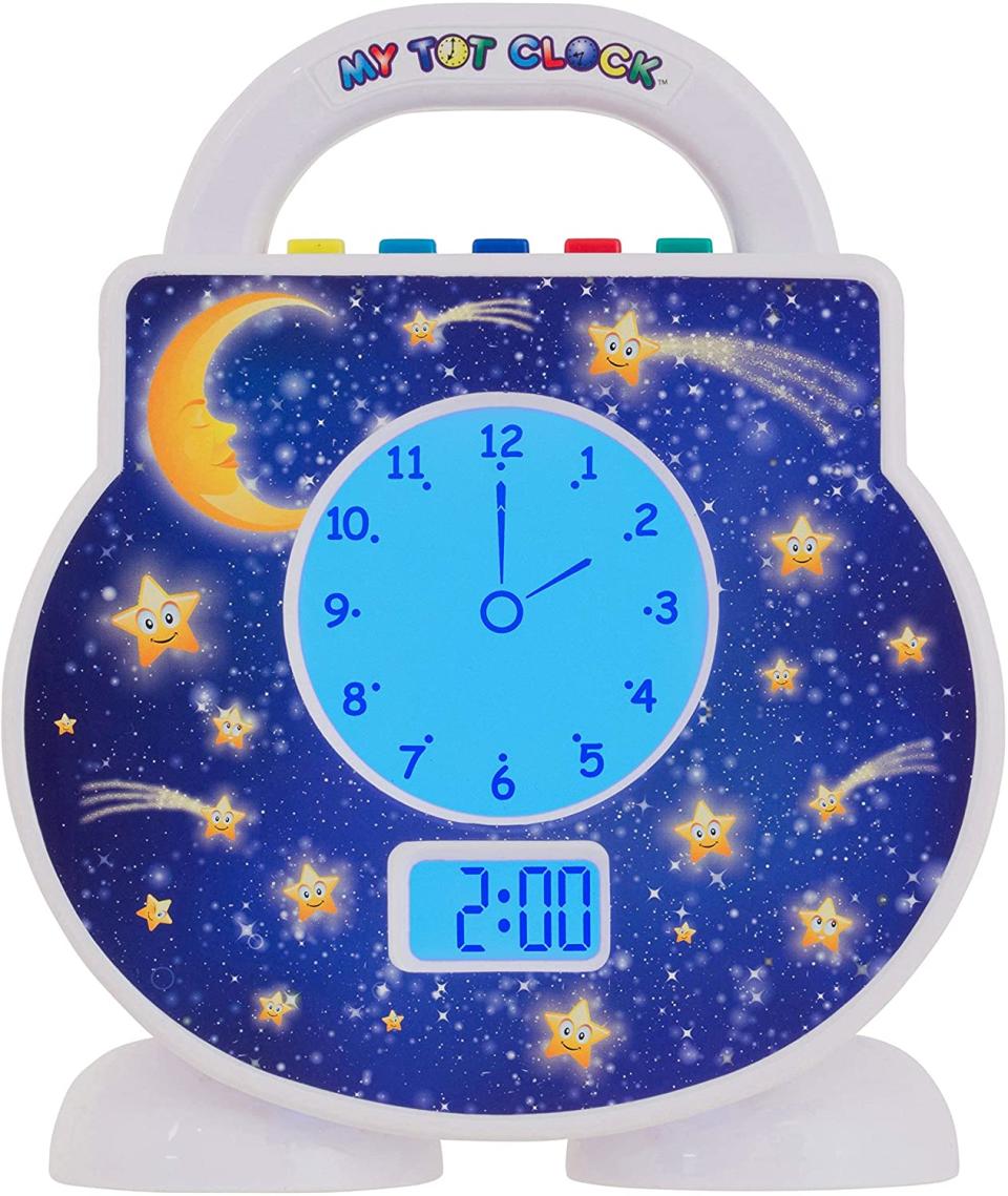 light-up kids' alarm clock