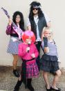 <p>Who's ready to rock? With some punk-inspired outfits, fake instruments and a dose of 'tude, your family will be.</p><p><a href="https://designimprovised.com/2017/10/family-halloween-costume-idea-80s-rock.html" rel="nofollow noopener" target="_blank" data-ylk="slk:Get the tutorial at Design Improvised »;elm:context_link;itc:0;sec:content-canvas" class="link "><em>Get the tutorial at Design Improvised »</em></a></p>
