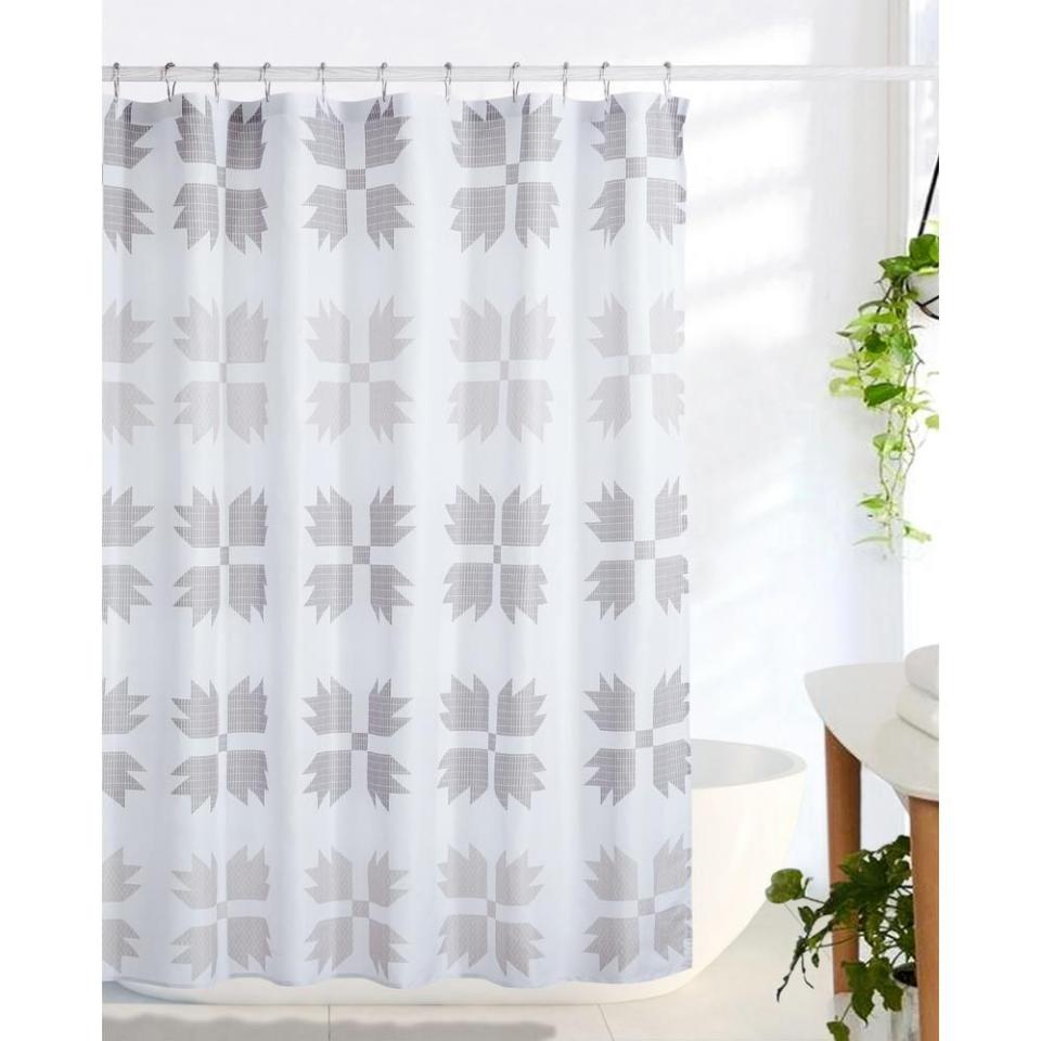 7) Bear Claw Shower Curtain