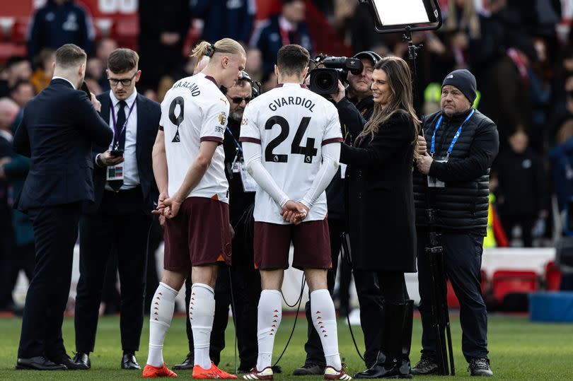 City players after the win over Forest