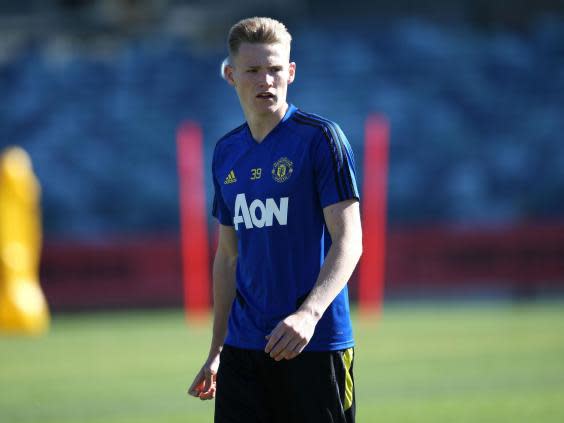 Scott McTominay plans to work harder than any player in his position (Manchester United via Getty)