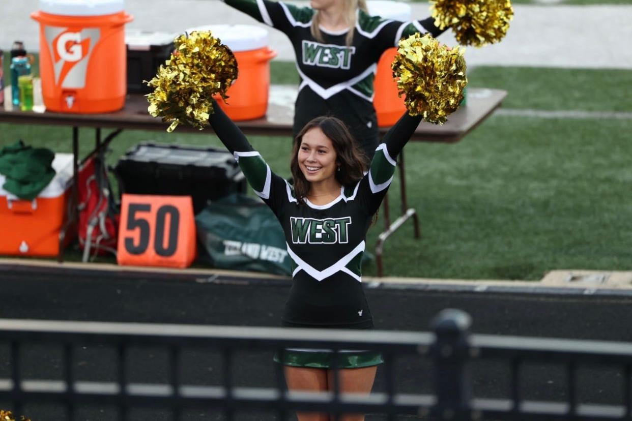 Zeeland West's Grace Roossien is the Holland Sentinel Competitive Cheer Athlete of the Year.