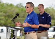 Prelaunch briefing for SpaceX Crew Dragon spacecraft in Cape Canaveral