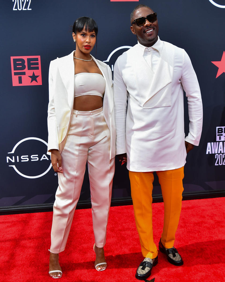 Sabrina Dhowre Elba and Idris Elba - Credit: Paras Griffin/Getty Images