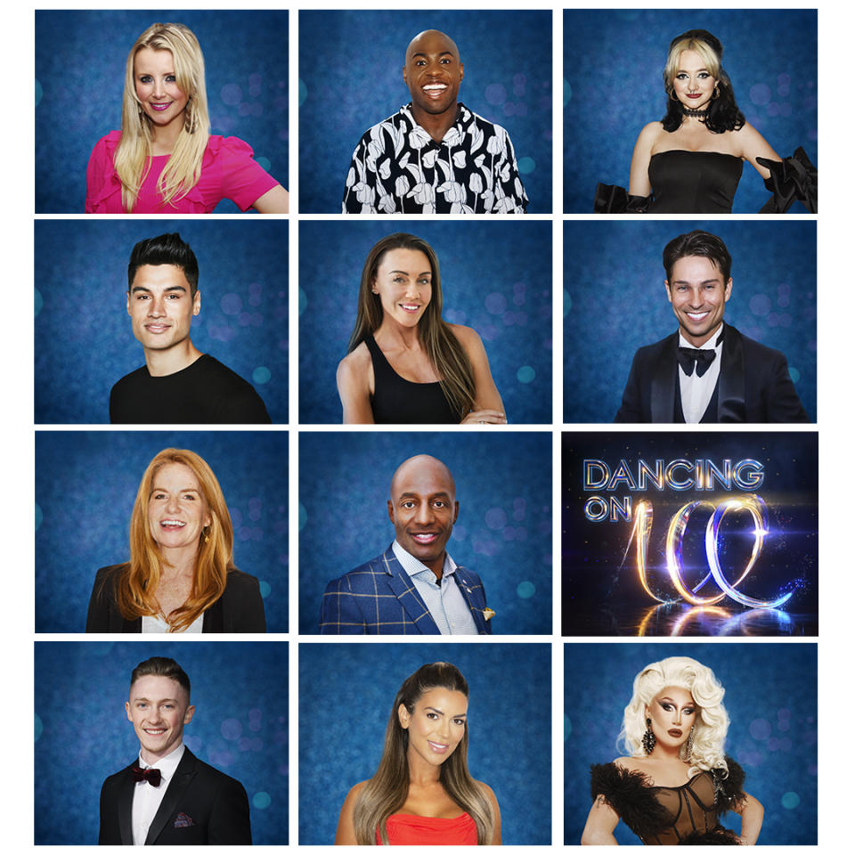 All the confirmed celebs for Dancing On Ice 2023. (ITV)