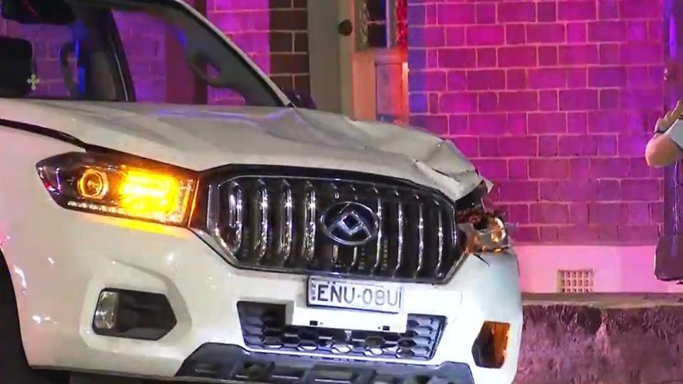 Assignment Freelance Picture Police are investigating a crash at Belmore on Thursday night in\n which an 80-year-old pedestrian died. Picture: Nine News.