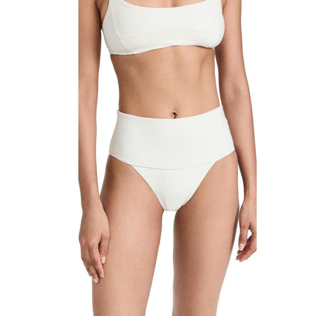 Women's Underwire Ruffle Trim Bikini Top - Shade & Shore™ White