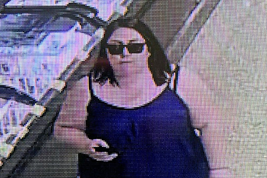 Police want to identify the woman pictured (Picture: SWNS)