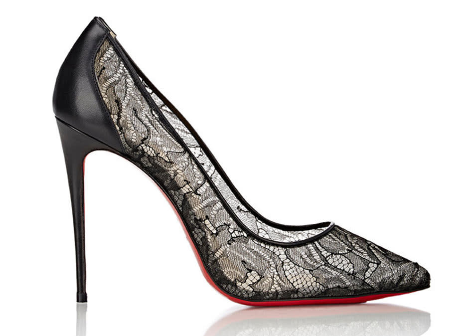 Christian Louboutin Follie Lace Pumps