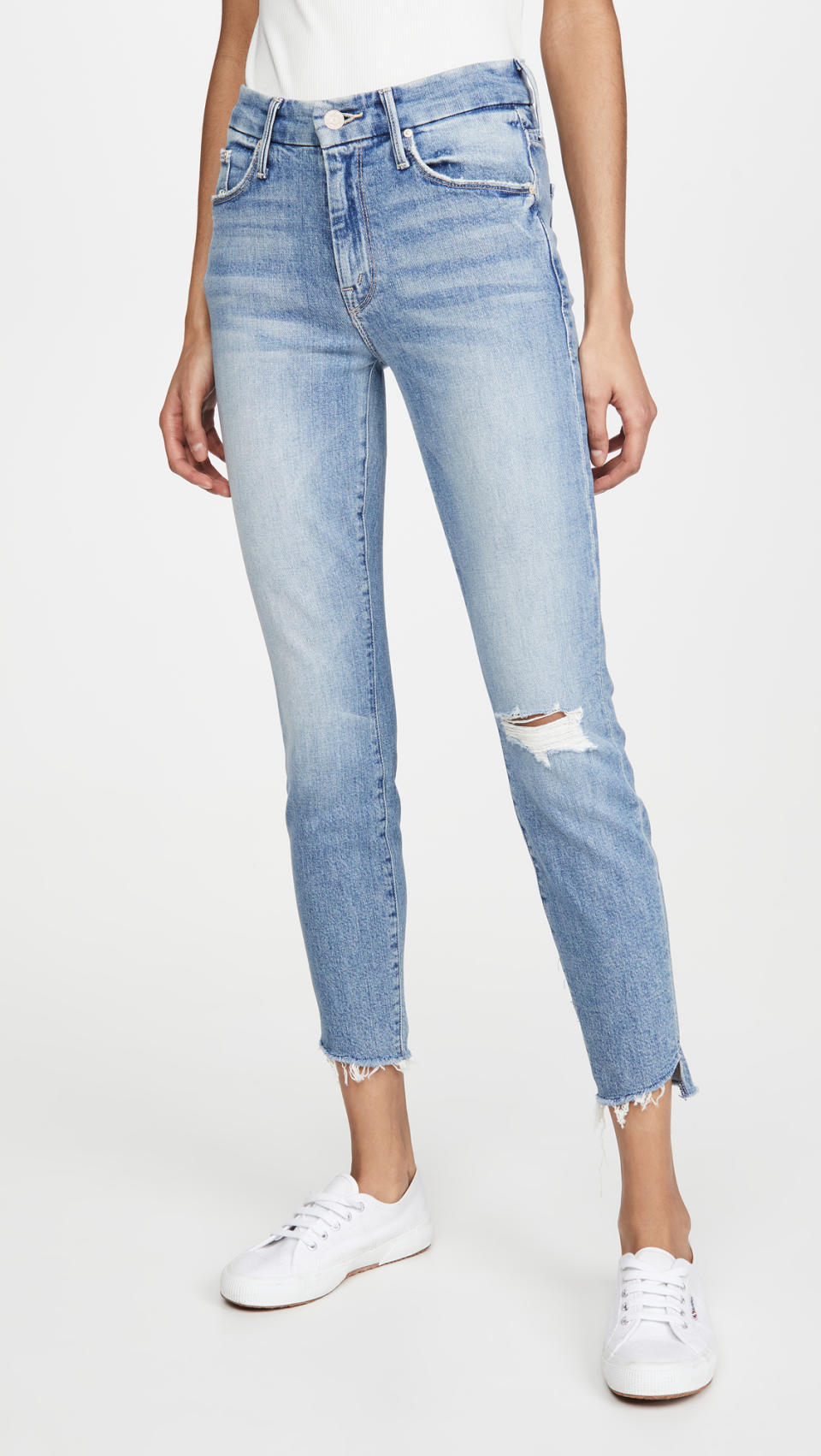 The Looker Ankle Step Fray Jeans. Image via Shopbop.