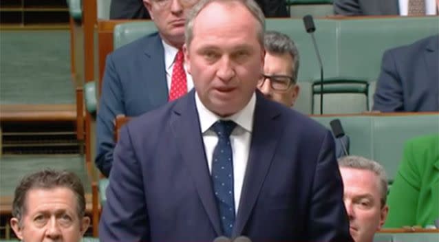 Mr Joyce announced on Monday his dual citizenship dilemma. Source: Channel 7