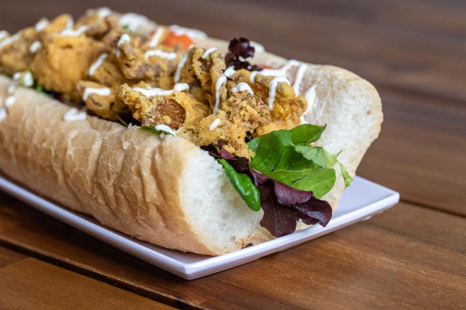 At NOLA Vegan in New Orleans, the po-boys are made with fried mushrooms.