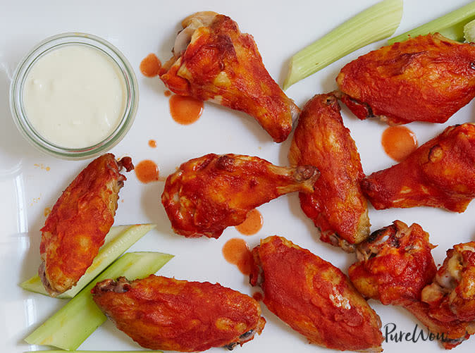 Roasted Buffalo Chicken Wings