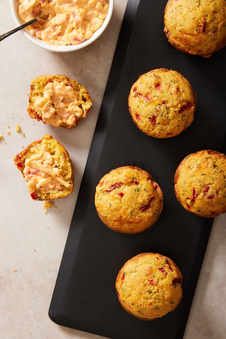 pimiento cheese corn muffins