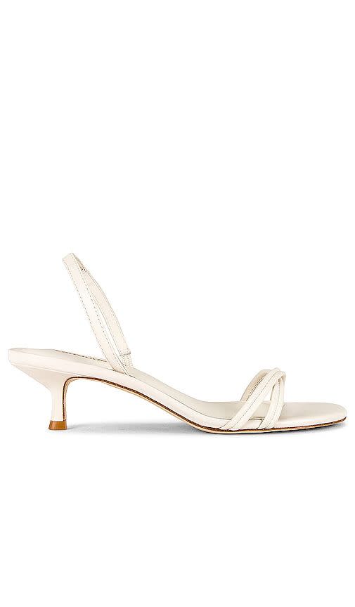 Larroude Mini Annie Heel in Ivory. - size 9 (also in 6, 6.5, 7, 7.5, 8, 8.5, 9.5)