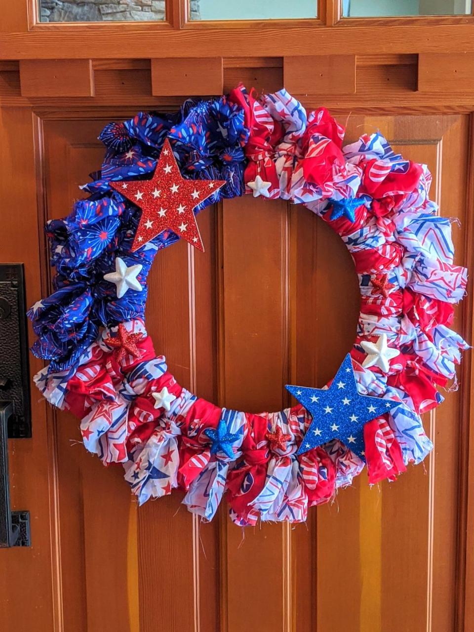 american flag 4th of july wreaths