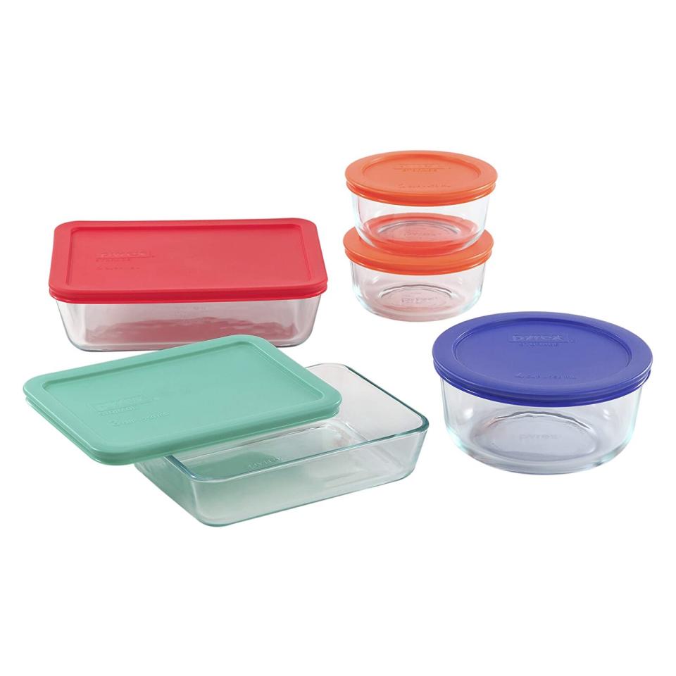 Pyrex Simply Store Meal Prep Glass Food Storage Containers